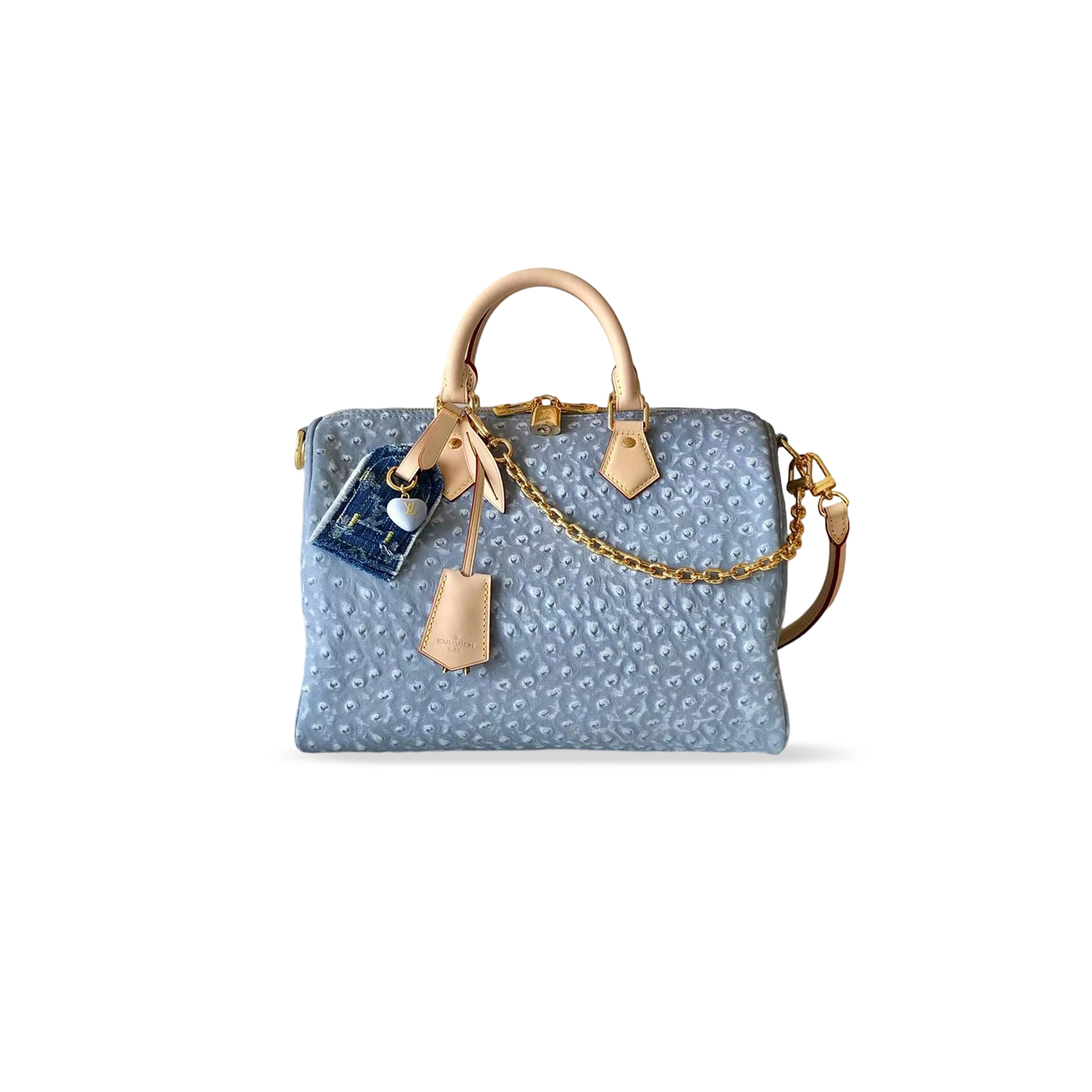 LOUIS VUITTON MASTER SPEEDY SOFT 30 BOHO (30*21*17cm)